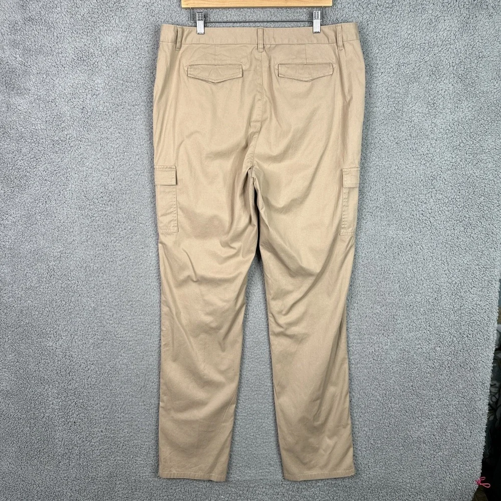 L.L. Bean Cargo Pants‎ Womens 18 Tall Khaki Utility Hiking Outdoor NWT